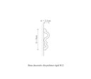 Brau polimer rigid, Manavi, B12 - 8x2.1x200 cm