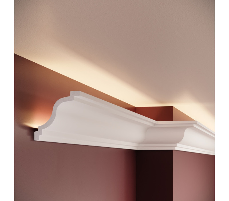 Cornisa polimer rigid, Manavi, C15 - 8x8x200 cm