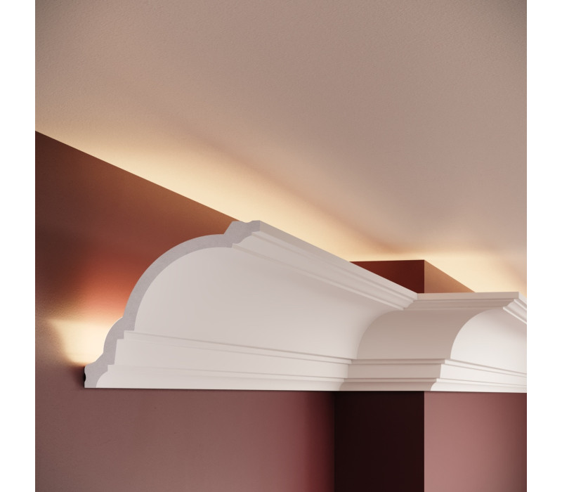Cornisa polimer rigid, Manavi, C18-11x12.4x200cm