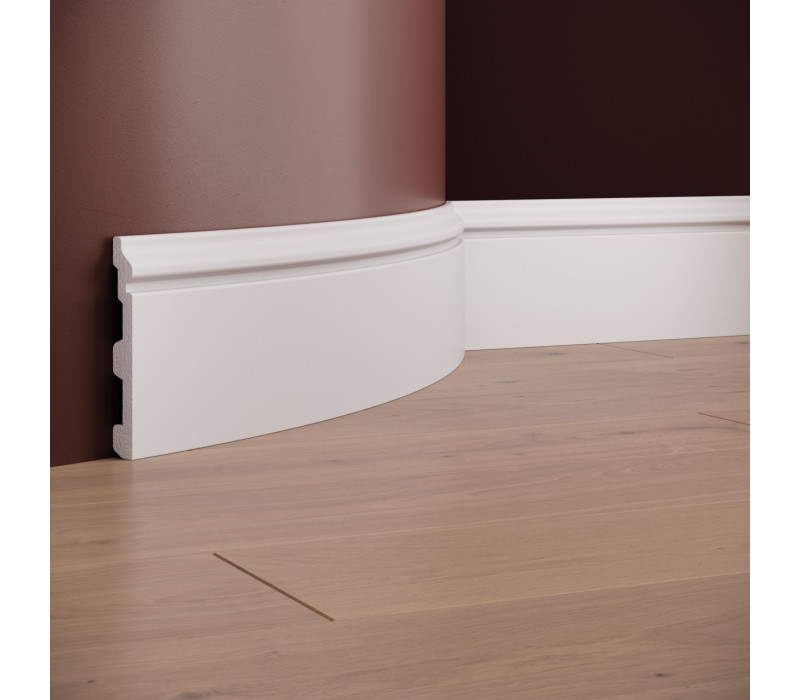 Plinta poliuretan flexibil, Manavi, S13F-12x1.5x200cm