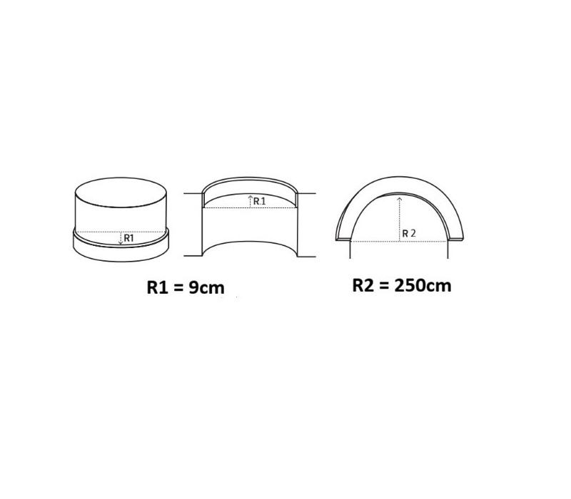 Plinta poliuretan flexibil, Manavi, S13F-12x1.5x200cm