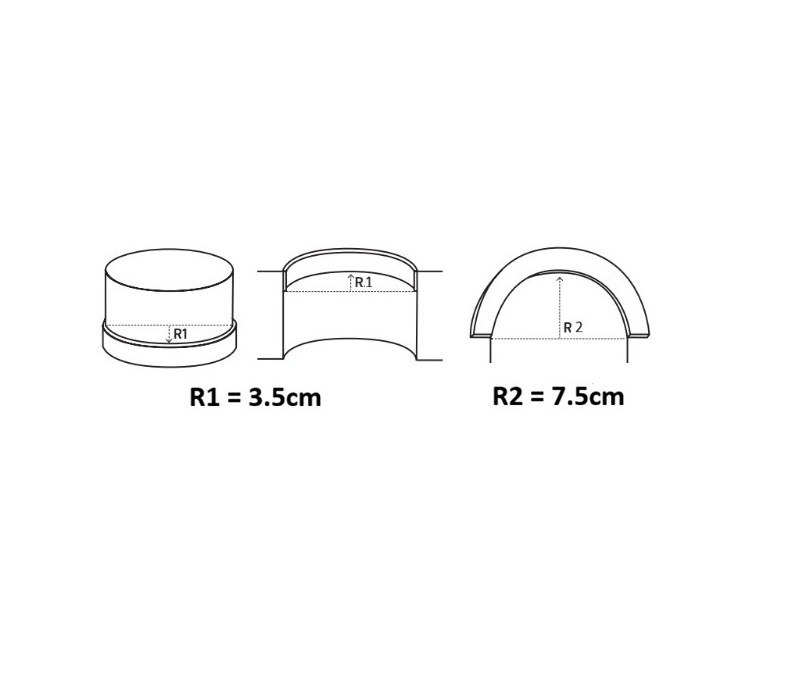 Cornisa poliuretan flexibil, Manavi P902F-4.6x4.6x200cm