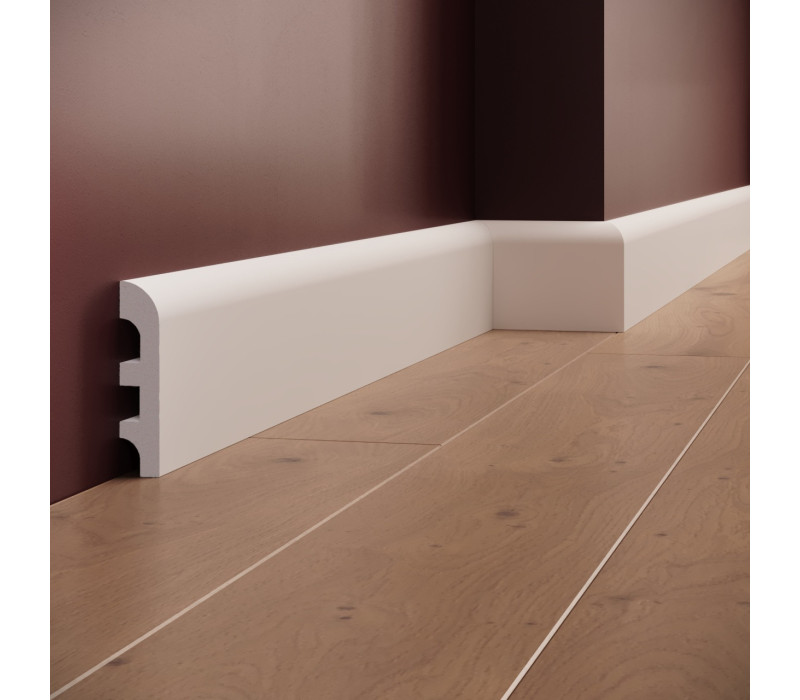 Plinta polimer rigid, Manavi, S7-9.8x1.9x200 cm