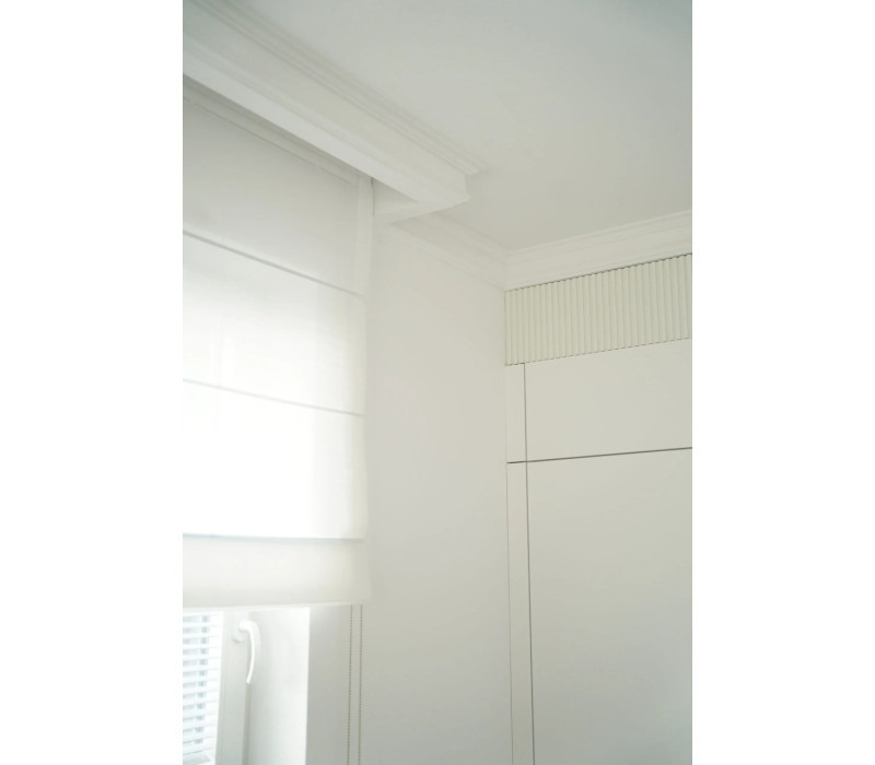 Cornisa poliuretan flexibil, Manavi, C19F - 9.7x4.8x200 cm