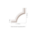 Chenar din poliuretan, Manavi, B16-1 - 20.5x20.5x2 cm