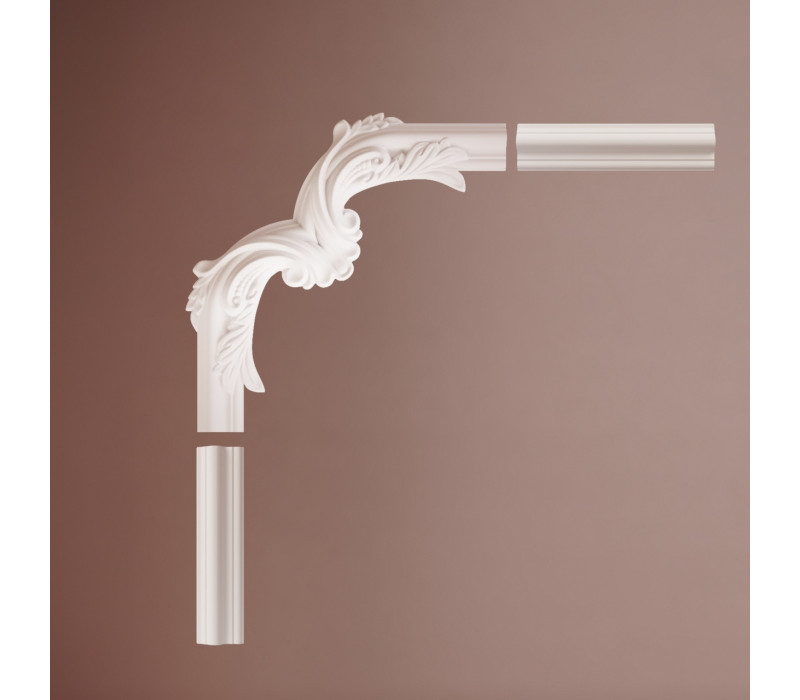 Chenar din poliuretan, Manavi, B17-3 - 29.6x29.6x1.7 cm