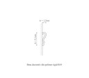 Brau polimer rigid, Manavi, B19 - 5.1x1.5x200 cm