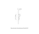 Brau poliuretan flexibil, Manavi, B19F-5.1x1.5x200cm