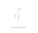 Brau polimer rigid, Manavi, B21 - 2.3x1.2x200 cm