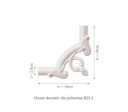Chenar din poliuretan, Manavi, B22-2 - 18x18x1.6 cm