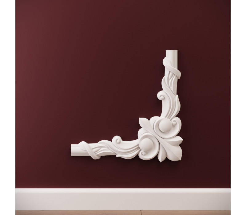 Chenar din poliuretan, Manavi, B22-3 - 28x28x1.6 cm