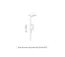 Brau poliuretan flexibil, Manavi, B23F-3.8x1.2x200cm