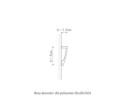 Brau poliuretan flexibil, Manavi, B24F-5x1.3x200 cm