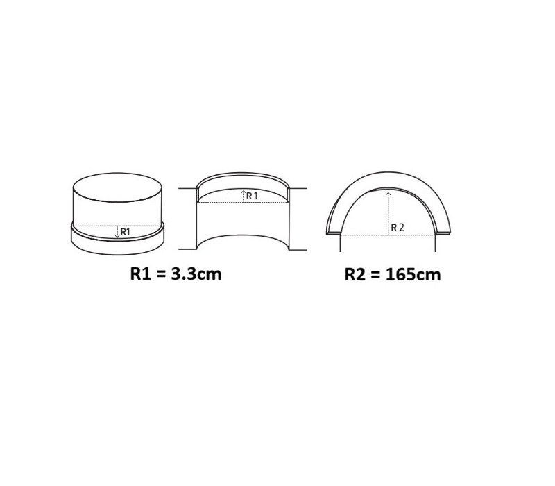 Plinta poliuretan flexibil, Manavi, S30F-9x1.6x200 cm