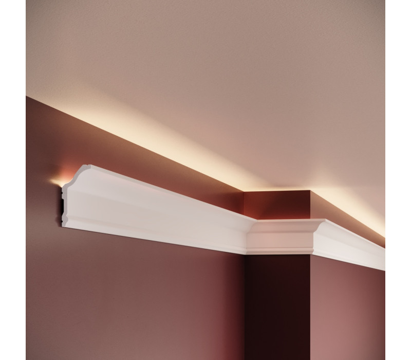 Cornisa polimer rigid, Manavi C23-5.7x2.9x200cm