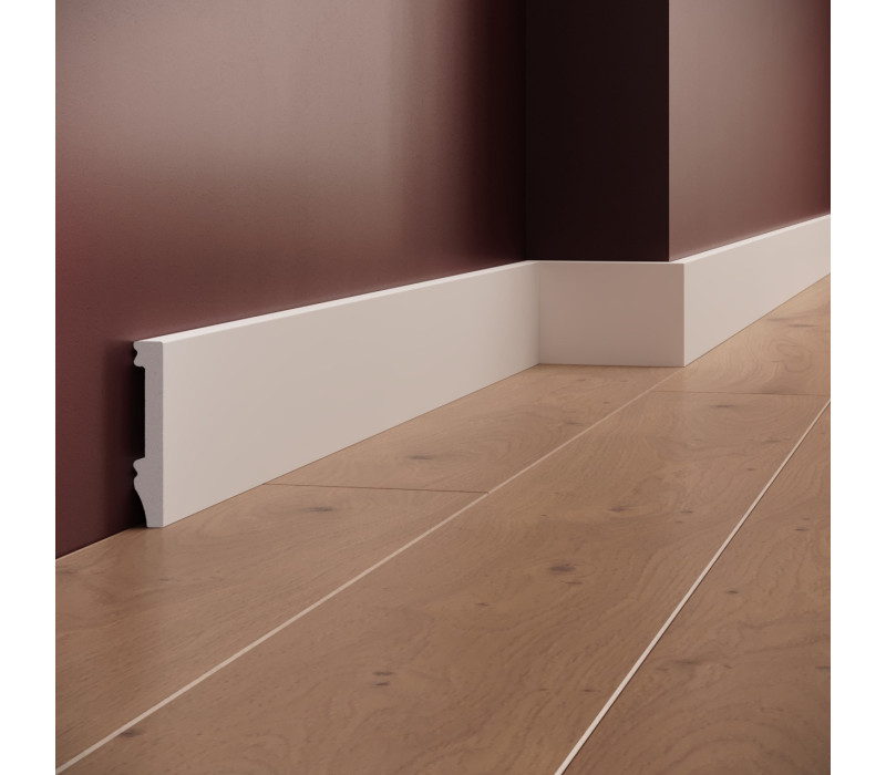 Plinta polimer rigid, Manavi, S33-8x1.5x200 cm
