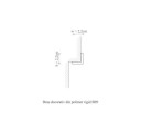 Profil decorativ de colt B9 - 2.2x2.2x200 cm