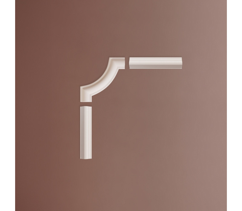 Chenar din poliuretan, Manavi, B8-2 - 8x8x1 cm