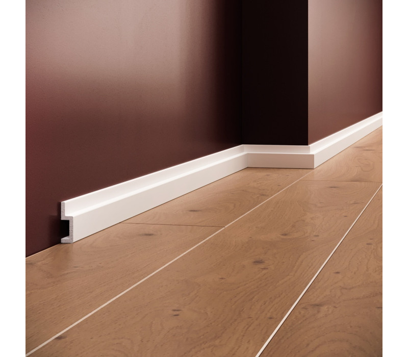 Plinta polimer rigid, Manavi, B23-3.8x1.2x200 cm
