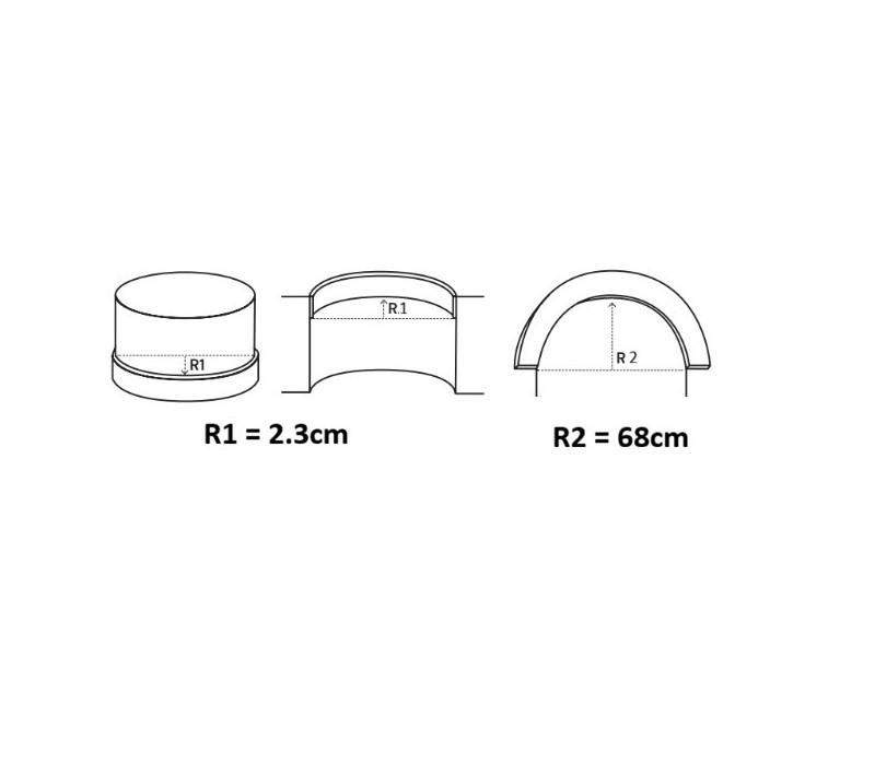 Plinta poliuretan flexibil, Manavi, B24F-5x1.3x200 cm