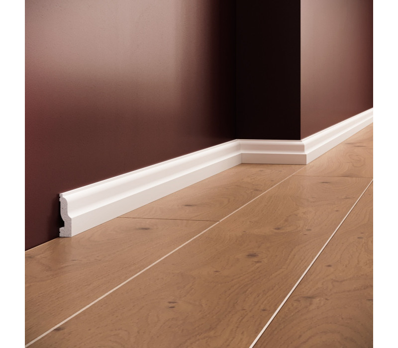 Plinta polimer rigid, Manavi, B28-4.1x1.2x200 cm
