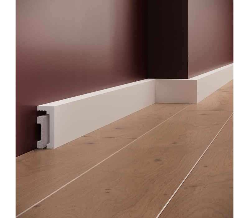 Plinta polimer rigid, Manavi, ES5-6.5x2.8x200 cm