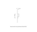 Plinta poliuretan flexibil, Manavi, B23F-3.8x1.2x200cm