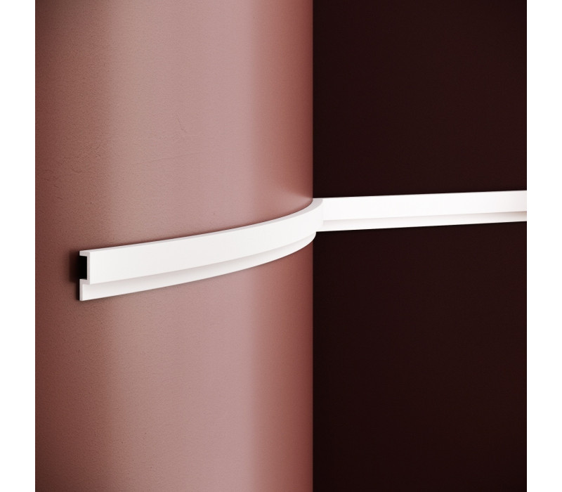 Plinta poliuretan flexibil, Manavi, B23F-3.8x1.2x200cm