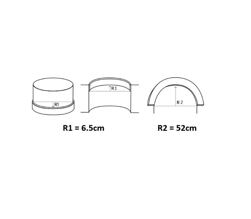 Plinta poliuretan flexibil, Manavi, ES6F-4.8x2.2x200 cm