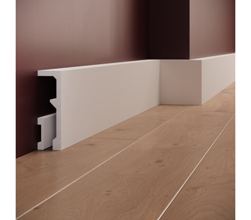 Plinta polimer rigid, Manavi, ES14 - 12x3.8x200 cm