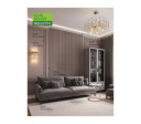 Cornisa poliuretan flexibil, Manavi, B23F-3.8x1.2x200cm