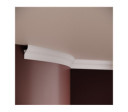 Cornisa poliuretan flexibil, Manavi, ES10F-5.2x2.4x200cm