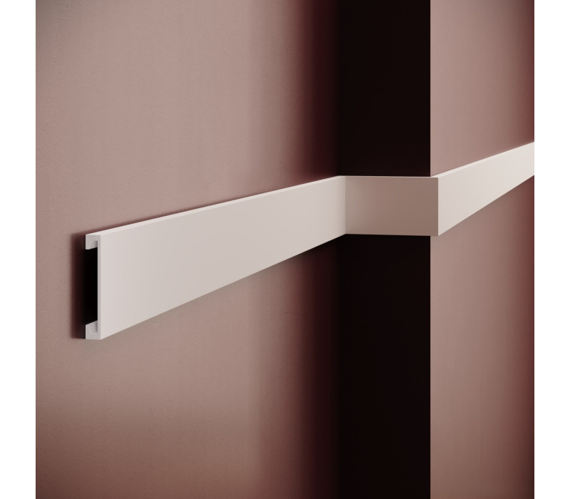 Cornisa polimer rigid, Manavi, B25-7x1.2x200 cm