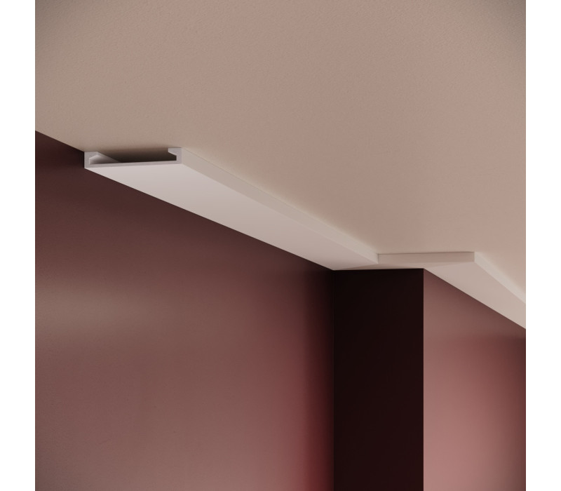 Cornisa poliuretan flexibil, Manavi, B25F-7x1.2x200 cm