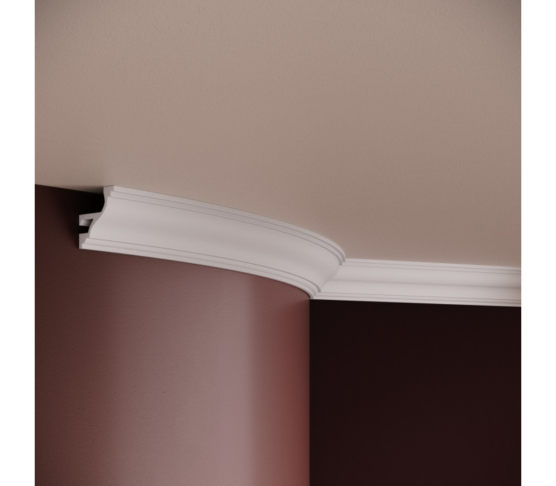 Cornisa poliuretan flexibil, Manavi, ES9F-4.5x4x200cm