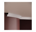 Cornisa poliuretan flexibil, Manavi, ES9F-4.5x4x200cm