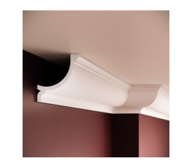 Cornisa polimer rigid, Manavi, ES2 - 10.2x10.2x200 cm