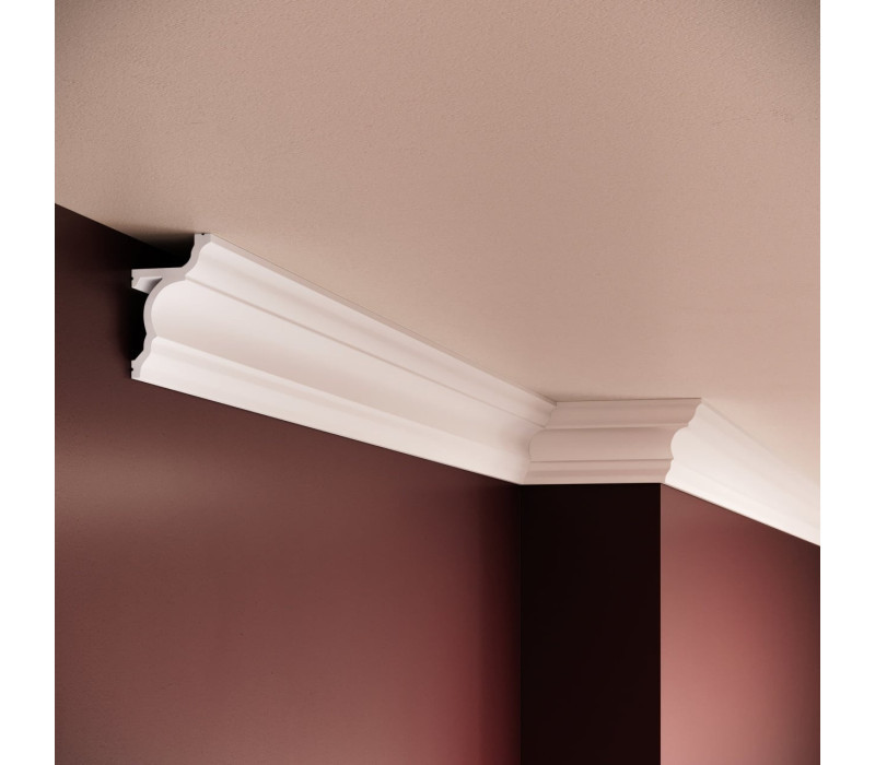 Cornisa polimer rigid, Manavi, ES13 - 6.2x3.7x200 cm