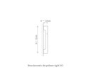 Brau polimer rigid, Manavi, S12-11x1.6x200 cm