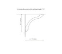 Scafa polimer rigid, Manavi, C17 - 9.3x9.5x200 cm