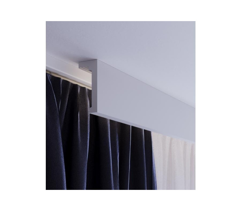Profil mascare galerie polimer rigid, Manavi, ES5 - 6.5x2.8x200 cm