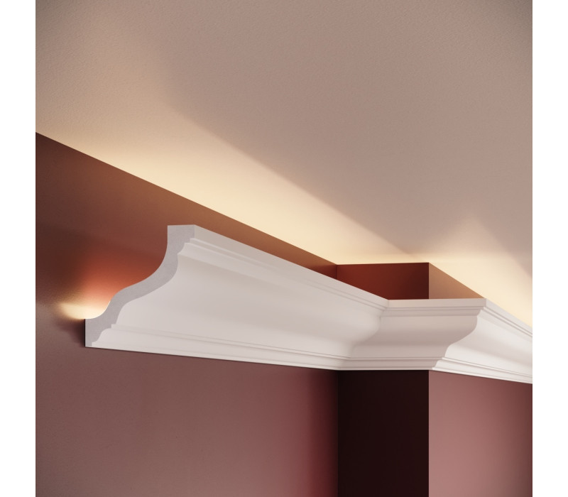 Profil mascare galerie polimer rigid, Manavi, C10-7.8x7.8x200cm