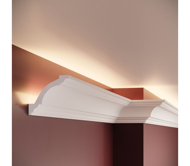 Profil mascare galerie polimer rigid, Manavi, C14-7.8x8.4x200cm