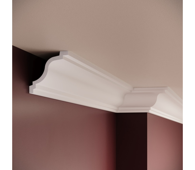 Profil mascare galerie polimer rigid, Manavi, C15 - 8x8x200 cm