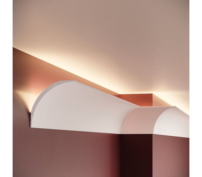 Profil mascare galerie polimer rigid, Manavi, C16-8.7x8.7x200cm