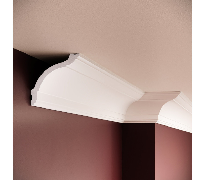 Profil mascare galerie polimer rigid, Manavi, C17 - 9.3x9.5x200 cm