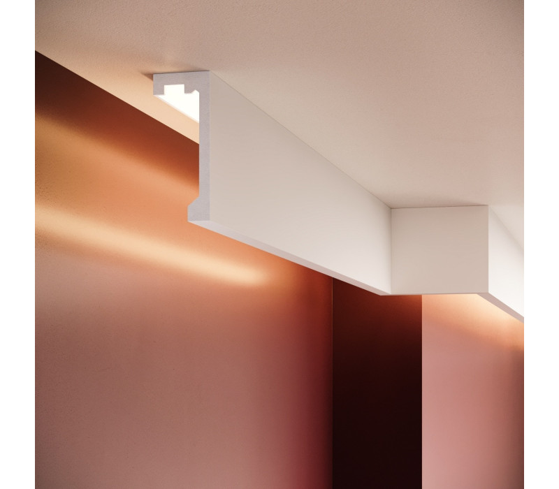 Profil mascare galerie polimer rigid, Manavi, ES4 - 10x4x200 cm