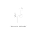 Ancadrament usa polimer rigid, Manavi, B2 - 2.7x2.7x200 cm