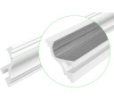 Bandă reflectorizantă profile decorative 2 cm × 20 m