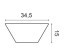 Panou decorativ 3D ORAC W101 TRAPEZIUM | CORKLINE
